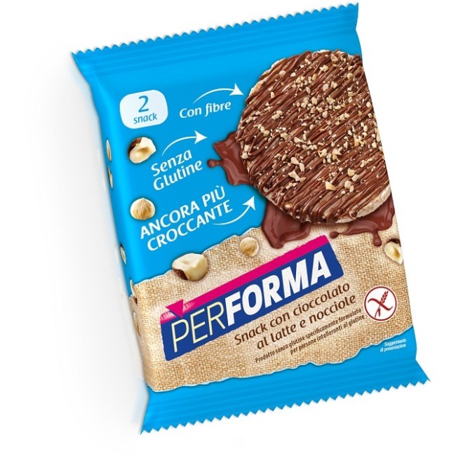 Nutrition & Sant&egrave; Performa Gallette Cioccolato & Nocciola 35,5g - Snack croccante e goloso