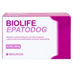 Biolife Epatodog Compresse - Integratore per la funzionalit&agrave; epatica del cane