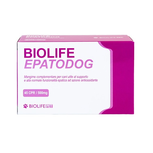 Biolife Epatodog Compresse - Integratore per la funzionalità epatica del cane Biolife Epatodog Compresse - Integratore per la funzionalità epatica del cane
