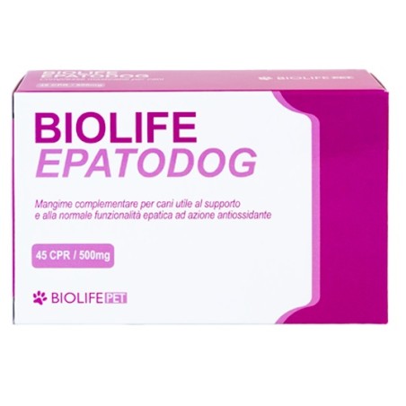 Biolife Epatodog Compresse - Integratore per la funzionalità epatica del cane Biolife Epatodog Compresse - Integratore per la funzionalità epatica del cane