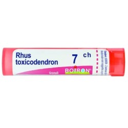 Boiron Rhus Toxicodendron 7CH tubo granuli omeopatici 4g per dolori articolari e muscolari