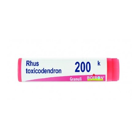 Boiron Rhus Toxicodendron 200K - Globuli omeopatici per dolori articolari e muscolari 1g Boiron Rhus Toxicodendron 200K - Globuli omeopatici per dolori articolari e muscolari 1g