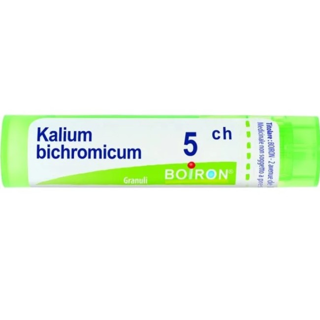 Boiron Kalium Bichromicum 5CH - Tubo granuli omeopatici da 4g per affezioni respiratorie