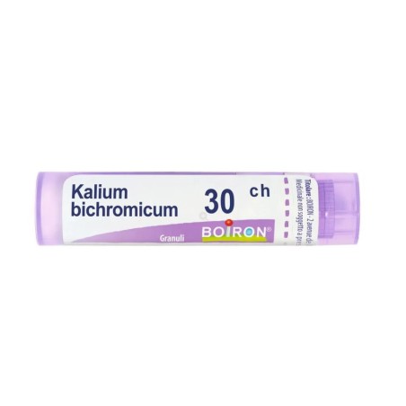 Boiron Kalium Bichromicum 30CH tubo granuli omeopatici 4g per affezioni respiratorie Boiron Kalium Bichromicum 30CH tubo granuli omeopatici 4g per affezioni respiratorie