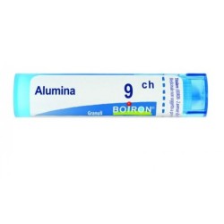 Boiron Alumina 9CH tubo granuli omeopatici 80gr per stipsi e disturbi digestivi