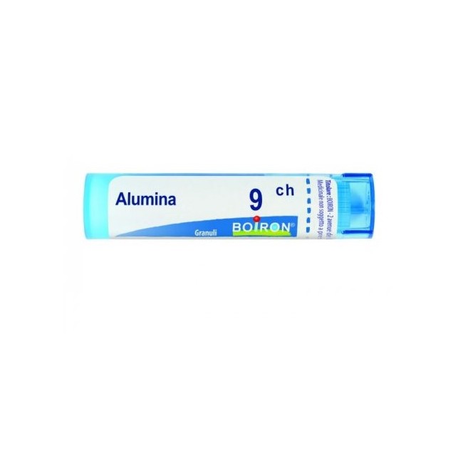 Boiron Alumina 9CH tubo granuli omeopatici 80gr per stipsi e disturbi digestivi