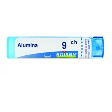 Boiron Alumina 9CH tubo granuli omeopatici 80gr per stipsi e disturbi digestivi