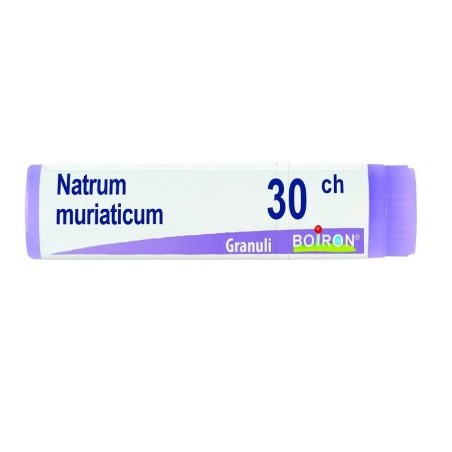 Boiron Natrum Muriaticum 30CH globuli omeopatici monodose da 1 grammo per trattamenti naturali Boiron Natrum Muriaticum 30CH globuli omeopatici monodose da 1 grammo per trattamenti naturali