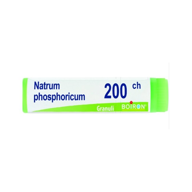 Boiron Natrum Phosphoricum 200CH granuli omeopatici tubo monodose 1 grammo per disturbi digestivi Boiron Natrum Phosphoricum 200CH granuli omeopatici tubo monodose 1 grammo per disturbi digestivi