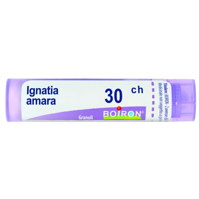 Boiron Ignatia Amara 30CH - Tubo da 80 granuli per il trattamento di ansia e stress