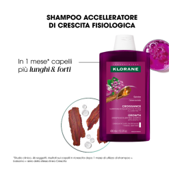 Klorane Shampoo Chinina Crescita 400 Ml