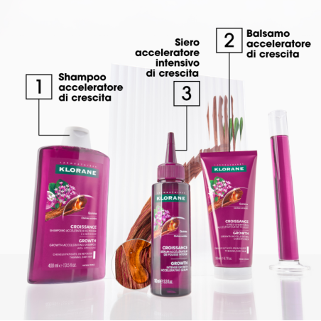 Klorane Shampoo Chinina Crescita 400 Ml