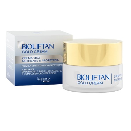 Biogena Bioliftan Gold Cream 50ml - Crema viso anti-età con oro colloidale effetto lifting Biogena Bioliftan Gold Cream 50ml - Crema viso anti-età con oro colloidale effetto lifting