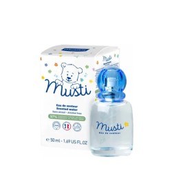 Mustela Acqua Profumata 50ml - Fragranza delicata e sicura per la pelle sensibile dei bambini