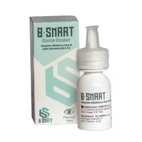 Vista E Viso Gocce Oculari B Smart 10ml per idratazione e sollievo degli occhi secchi Vista E Viso Gocce Oculari B Smart 10ml per idratazione e sollievo degli occhi secchi