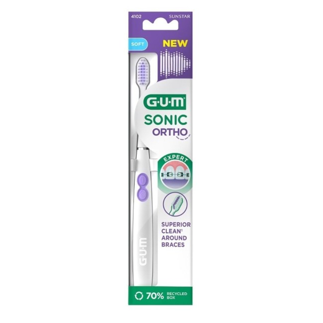 Sunstar Gum Sonic Ortho Battery Toothbrush