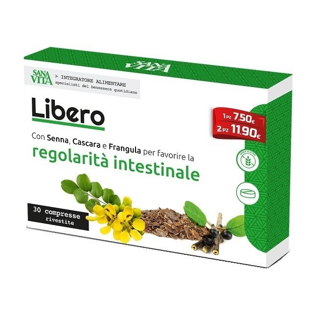 Paladin Pharma Sanavita Libero 30 Compresse Rivestite Senza Glutine