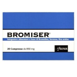 Bromedren 20 compresse integratore drenante con bromelina per ritenzione idrica e cellulite