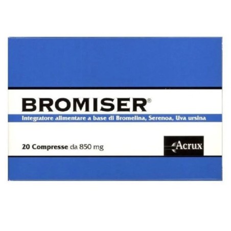Bromedren 20 compresse integratore drenante con bromelina per ritenzione idrica e cellulite
