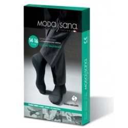 Gambaletto a compressione graduata Gloria Med Modasana 14-16 mmHg in cotone antracite taglia XL