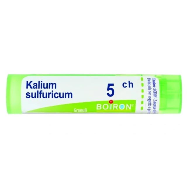 Boiron Kalium Sulfuricum 5CH tubo granuli omeopatici 4g per trattamenti naturali Boiron Kalium Sulfuricum 5CH tubo granuli omeopatici 4g per trattamenti naturali