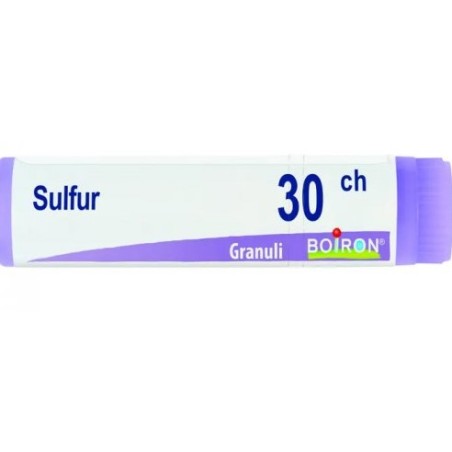 Boiron Sulfur 30CH granuli omeopatici tubo monodose da 1 grammo per trattamento omeopatico Boiron Sulfur 30CH granuli omeopatici tubo monodose da 1 grammo per trattamento omeopatico