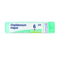 Chelidonium Majus 6CH Boiron - Tubo granuli omeopatici 4g per disturbi epatobiliari