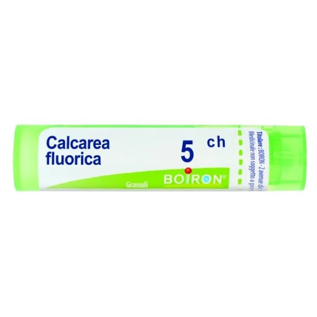 Boiron Calcarea Fluorica 5CH - Tubo granuli omeopatici 4g per benessere tessuto connettivo Boiron Calcarea Fluorica 5CH - Tubo granuli omeopatici 4g per benessere tessuto connettivo