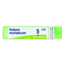 Boiron Kalium Muriaticum 5CH tubo granuli omeopatici 80gr per disturbi respiratori e cutanei