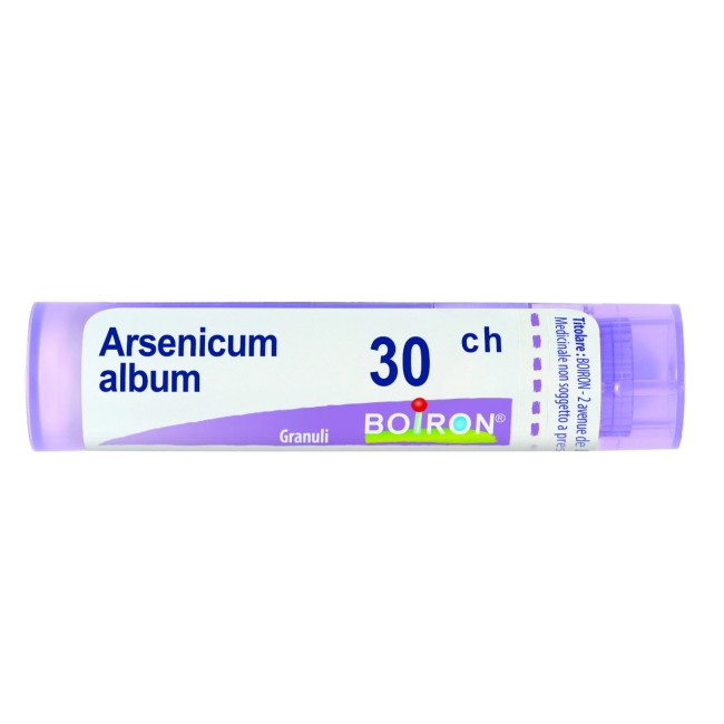 Boiron Arsenicum Album 30CH tubo da 80 granuli - medicinale omeopatico per uso orale Boiron Arsenicum Album 30CH tubo da 80 granuli - medicinale omeopatico per uso orale