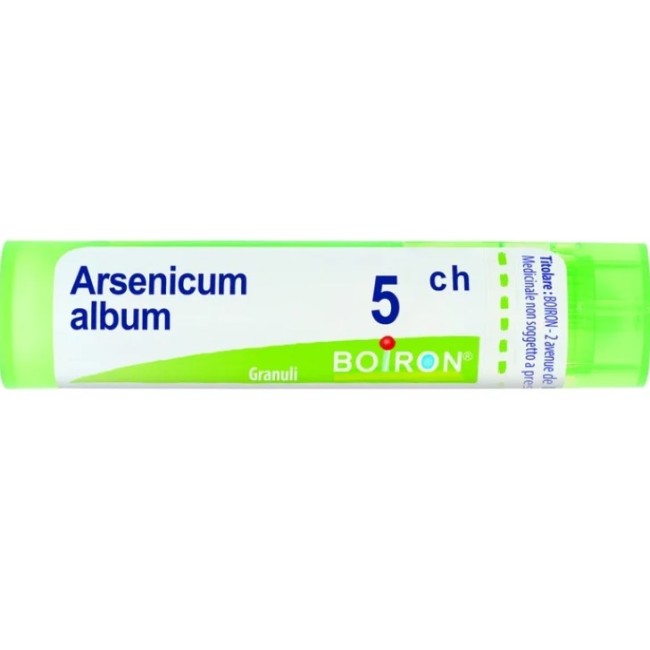 Boiron Arsenicum Album 5CH tubo da 80 granuli - medicinale omeopatico Boiron Arsenicum Album 5CH tubo da 80 granuli - medicinale omeopatico