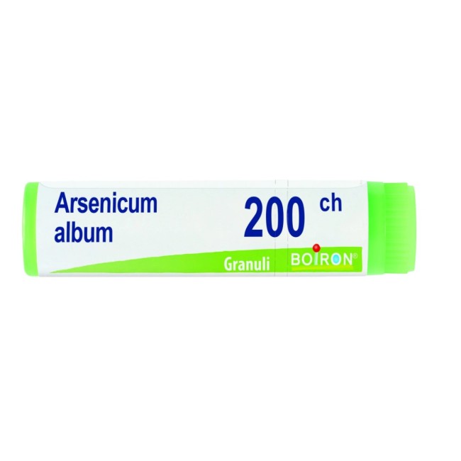Boiron Arsenicum Album 200CH globuli omeopatici tubo monodose per trattamento omeopatico Boiron Arsenicum Album 200CH globuli omeopatici tubo monodose per trattamento omeopatico