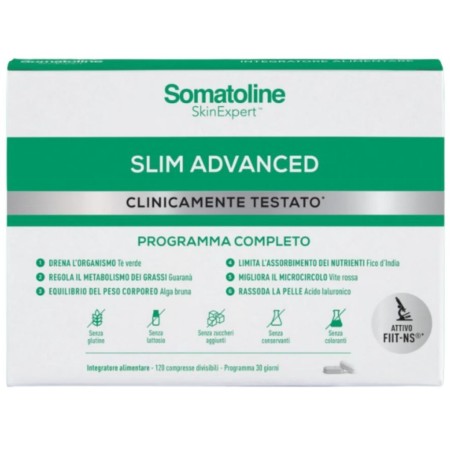 Somatoline Slim Advanced 120 Compresse Senza Glutine Senza Lattosio