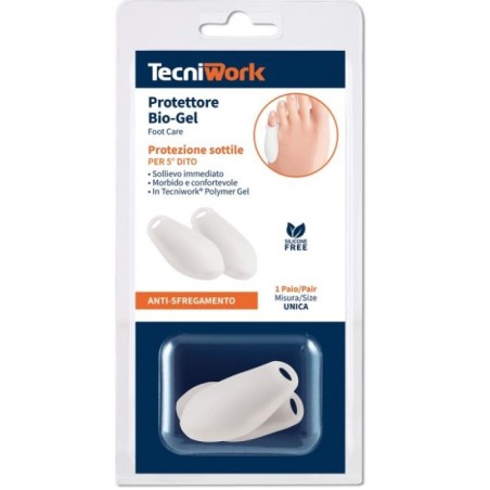Tecniwork Bio-gel Protezione Sottile Per Mignolo - Misura Universale 1 Paio Tecniwork Bio-gel Protezione Sottile Per Mignolo - Misura Universale 1 Paio