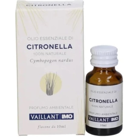 Olio Essenziale Vaillant Citronella 10 ml - Puro e naturale per aromaterapia e benessere Olio Essenziale Vaillant Citronella 10 ml - Puro e naturale per aromaterapia e benessere