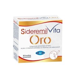 Enfarma Sideremil Vita Oro 30 Bustine Orosolubili - Integratore di Ferro con Vitamine