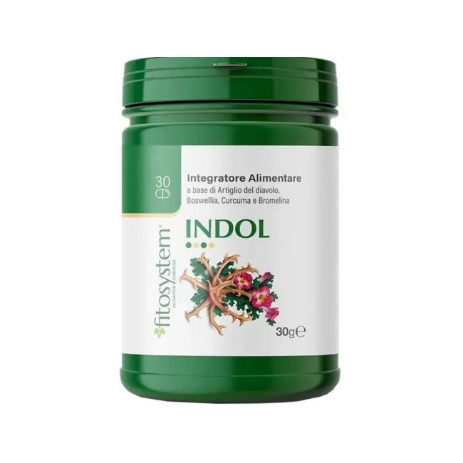 Fitosystem Indol 30 Compresse - Integratore per tensioni muscolari e benessere osteoarticolare Fitosystem Indol 30 Compresse - Integratore per tensioni muscolari e benessere osteoarticolare