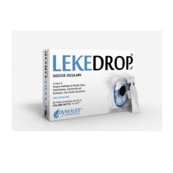 Dymalife Lekedrop Gocce Oculari 30 Fiale Monodose per il trattamento dell'occhio secco