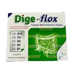 Pharmagen Dige Flox 14 Bustine - Integratore per la digestione e il benessere intestinale