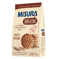 Colussi Misura Frollini Fibre Extra 330g - Biscotti ricchi di fibre con crusca e avena