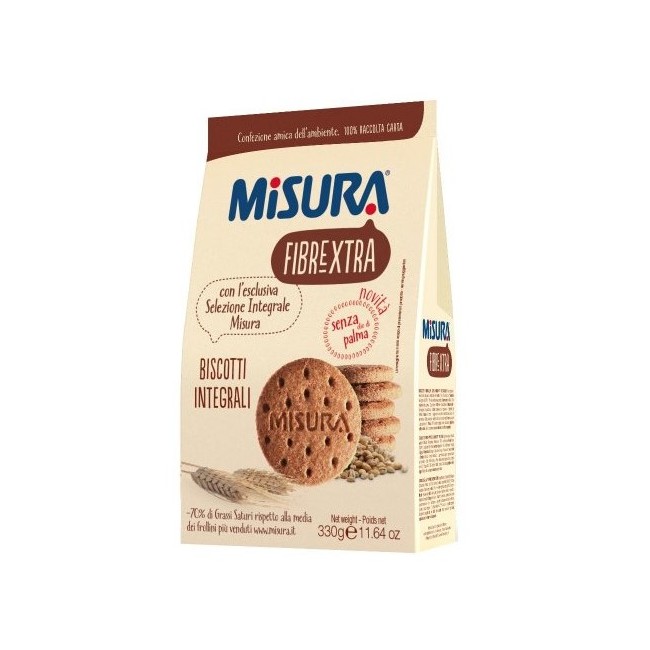 Colussi Misura Frollini Fibre Extra 330g - Biscotti ricchi di fibre con crusca e avena Colussi Misura Frollini Fibre Extra 330g - Biscotti ricchi di fibre con crusca e avena
