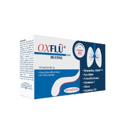 Piessefarma Oxflu 14 Bustine - Integratore per vie respiratorie con estratti vegetali