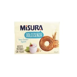 Colussi Misura Frollini Dolce Senza Yogurt 400g - Biscotti senza zuccheri aggiunti