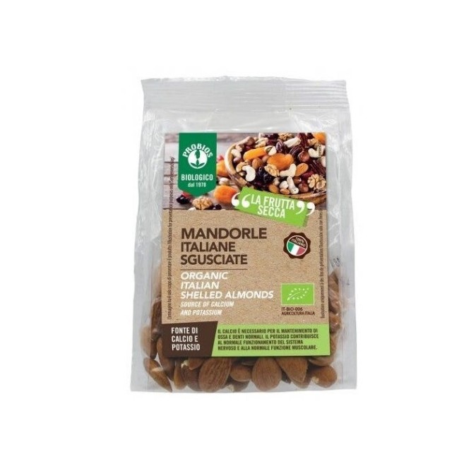 Mandorle Sgusciate Biologiche Probios 125g - Snack Naturale e Nutriente Mandorle Sgusciate Biologiche Probios 125g - Snack Naturale e Nutriente