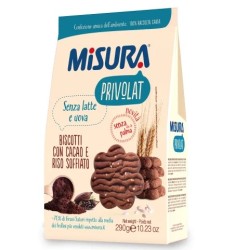 Colussi Misura Frollini Privolat al Cacao senza lattosio, confezione da 290g