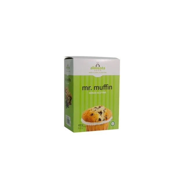 Mr Muffin Alimenta 2000 200g - Muffin senza glutine soffice e delizioso per celiaci