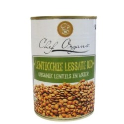 Biotobio Chef Lenticchie Biologiche Lessate 400g - Pronte all'uso per ricette veloci e salutari