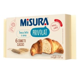 Cornetti Privolat Classico Misura senza olio di palma - Confezione da 240g