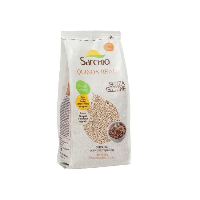 Quinoa Real Sarchio 400g - Cereale biologico andino ricco di proteine e naturalmente senza glutine Quinoa Real Sarchio 400g - Cereale biologico andino ricco di proteine e naturalmente senza glutine