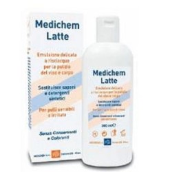 Medichem Latte Detergente 250ml - Detergente viso delicato per tutti i tipi di pelle